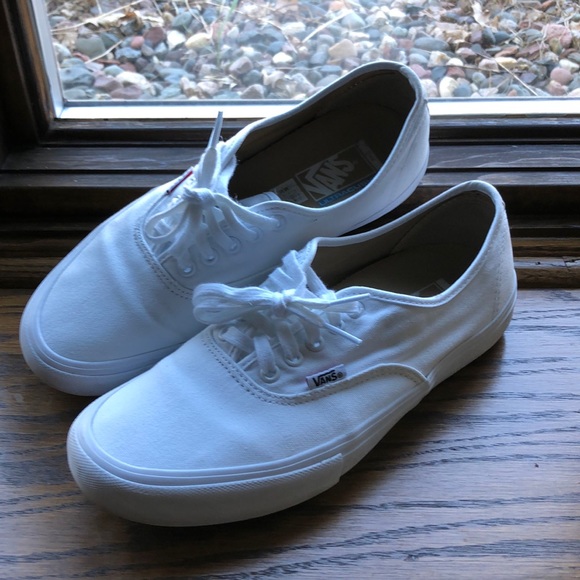 Vans Other - All white Vans Pro